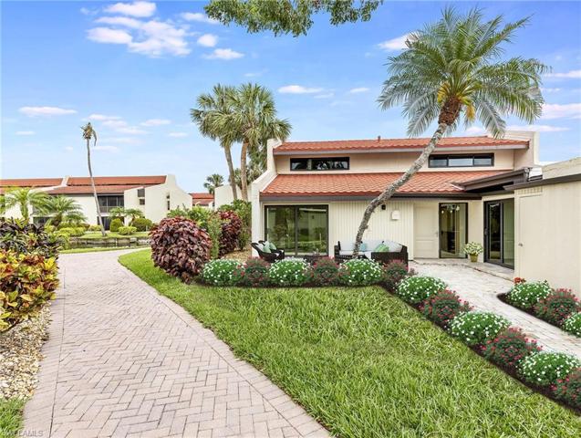 Virtually staged front patio/entry