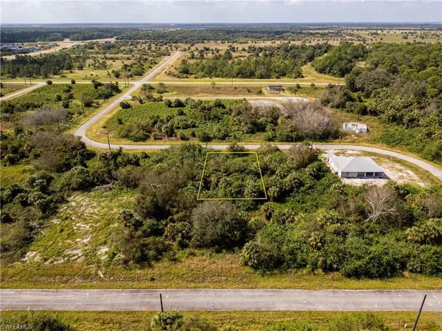 Bird's eye view with a rural view