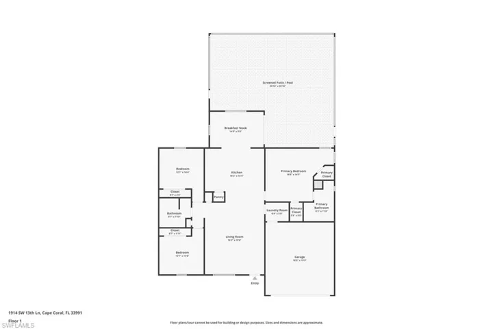 1914 SW 13th  LN, Cape Coral, FL 33991