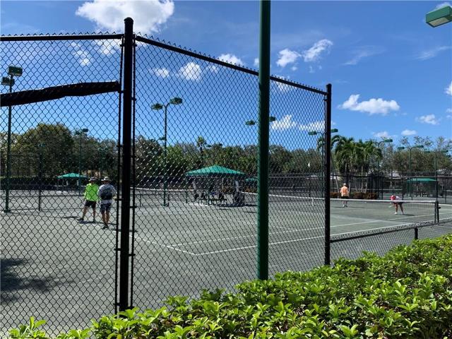 Tennis Program has multiple areas where the courts are located.