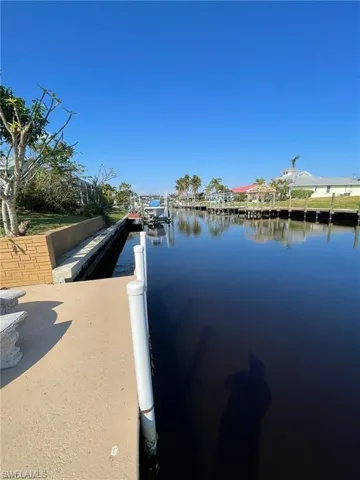 Canal view and seawall