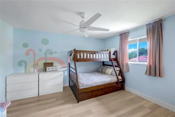 Spacious third bedroom.