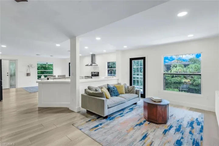 Great room & kitchen offer views of the Imperial River!
