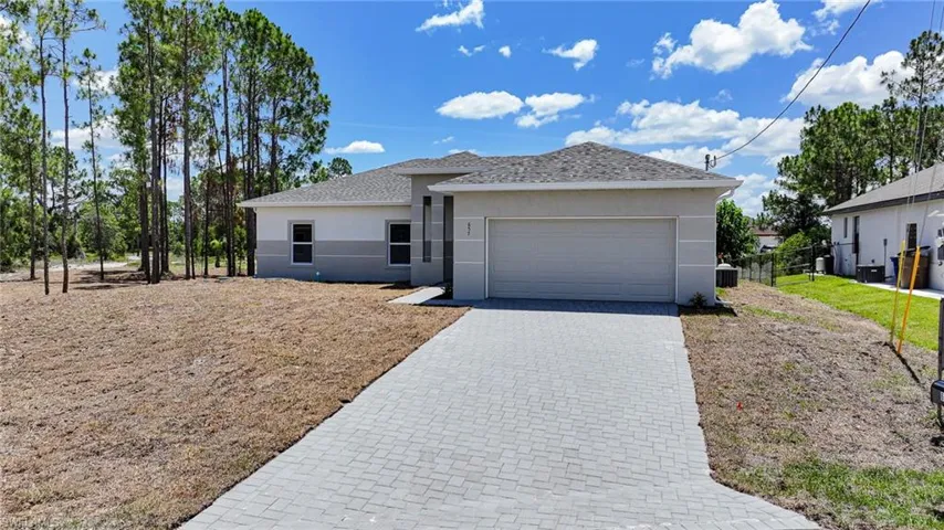 Lovely Brand New 3 Bedroom (Plus Private Home Office/Den/Or 4th Bedroom) 2 Bathroom/2 Car Garage Home In Lehigh Acres On The End Of A Cul-De-Sac!