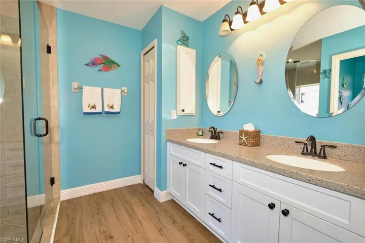 Beautiful master bathroom.