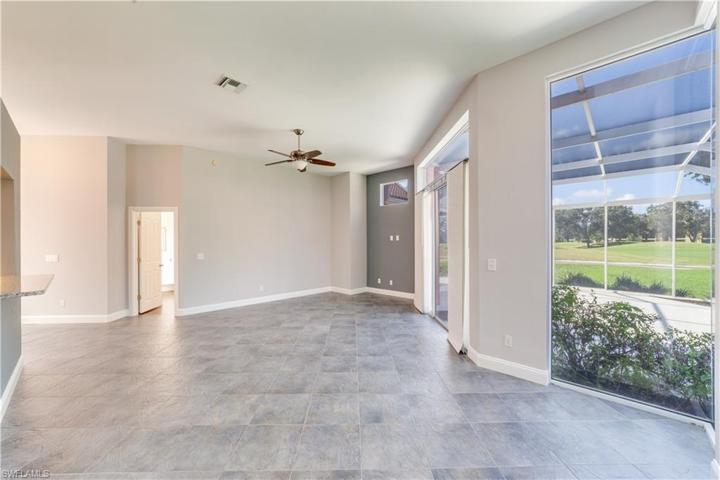 Tall, bright windows allow for the western sunsets views.