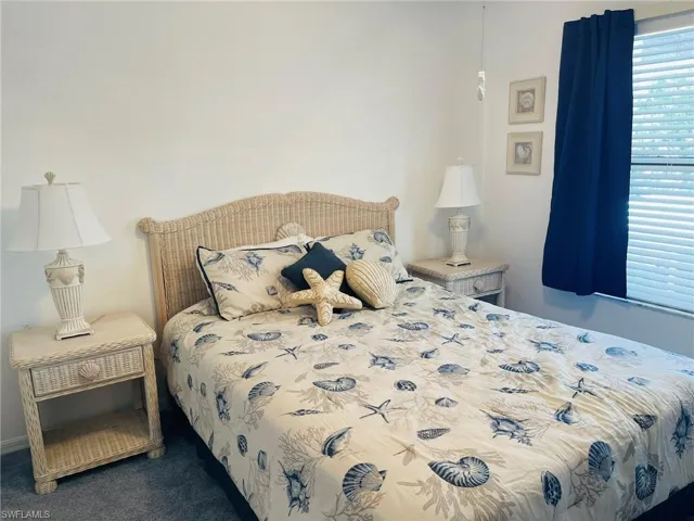 Guest bedroom set apart from primary suite