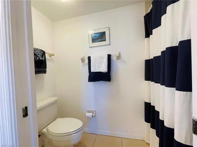 Bathroom with step-in shower