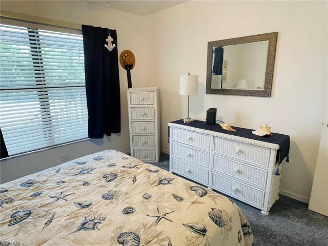 Bedroom with closet and plenty of drawer space