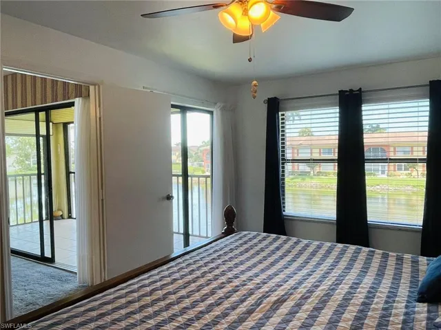 Owner's suite has access to lanai and lake view,
