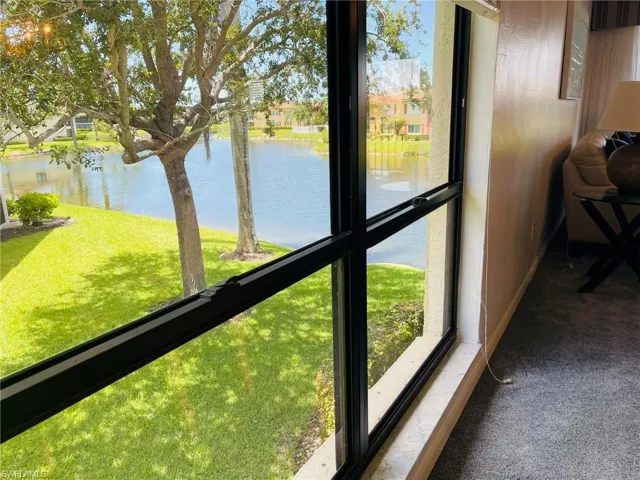 End-unit extra large wiindow brings in so much light and provides a lake view