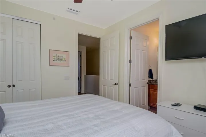 Bedroom with a closet