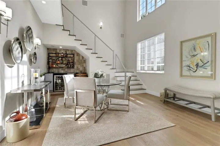 Two story great room