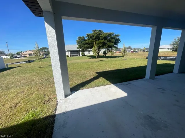 View of patio