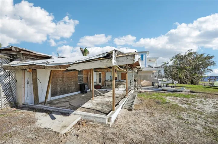 View of rear view of property