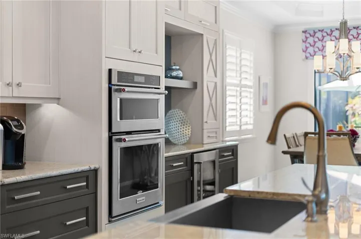 Kitchen aid wall oven and microwave
