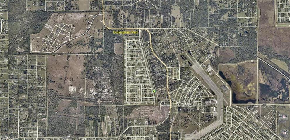 Wide Aerial Plat Map View - Buckingham Park
