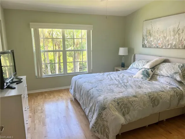 Bedroom featuring light wood finished floors