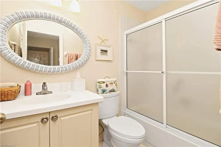 Guest Bath with bath and shower