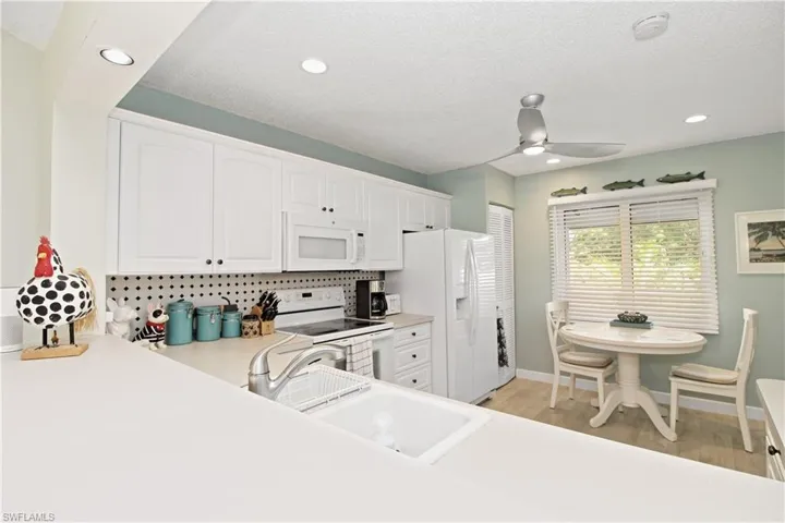 Recessed can lighting and modern fan