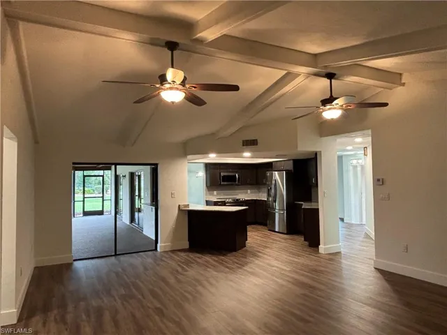 living room looking back at kitchen