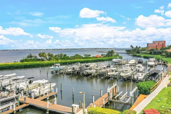 View of the marina