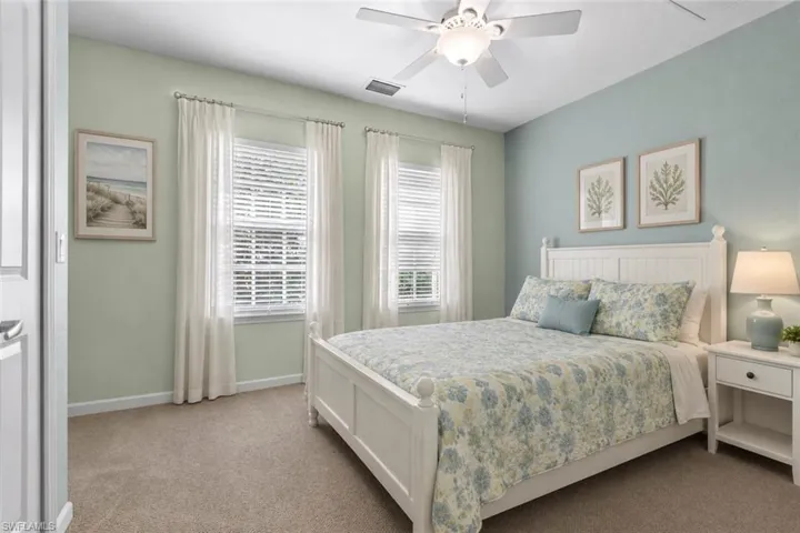 Virtually Staged Guest bedroom