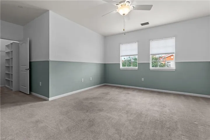 Third bedroom with walk-in closet