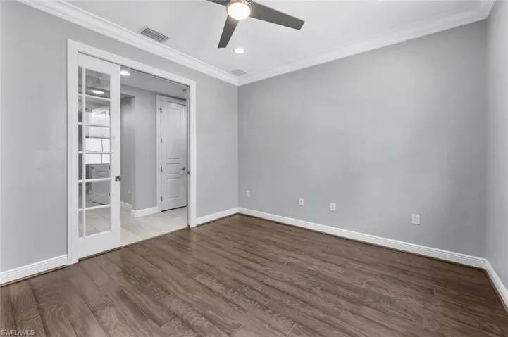 Floors are ALL white marble in every room. Photo of a similar unit to show layout
