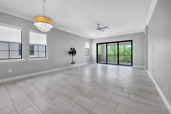 Floors are ALL white marble in every room. Photo of a similar unit to show layout