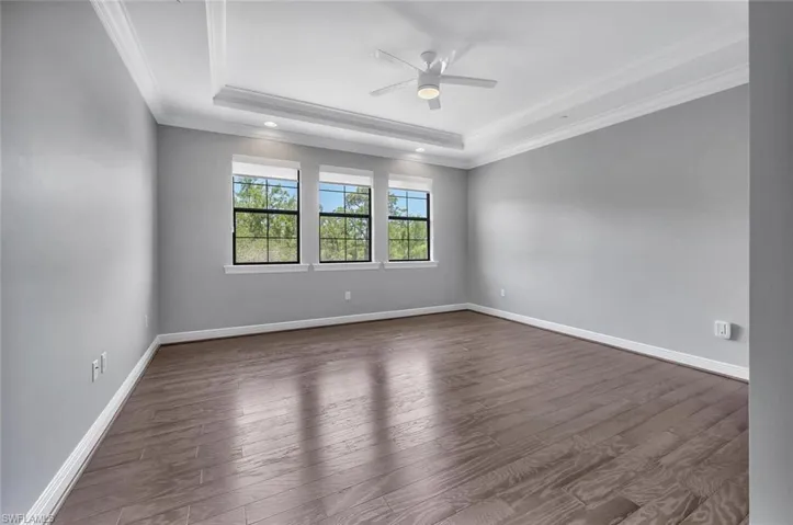 Floors are ALL white marble in every room. Photo of a similar unit to show layout