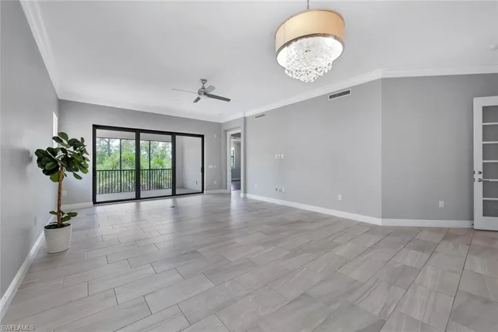 Floors are ALL white marble in every room. Photo of a similar unit to show layout