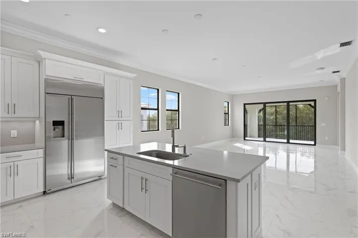 Photos were taken before ceiling fans, light fixtures & window covering installation.