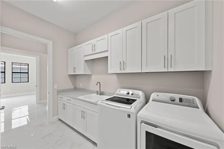 Oversize laundry with sink