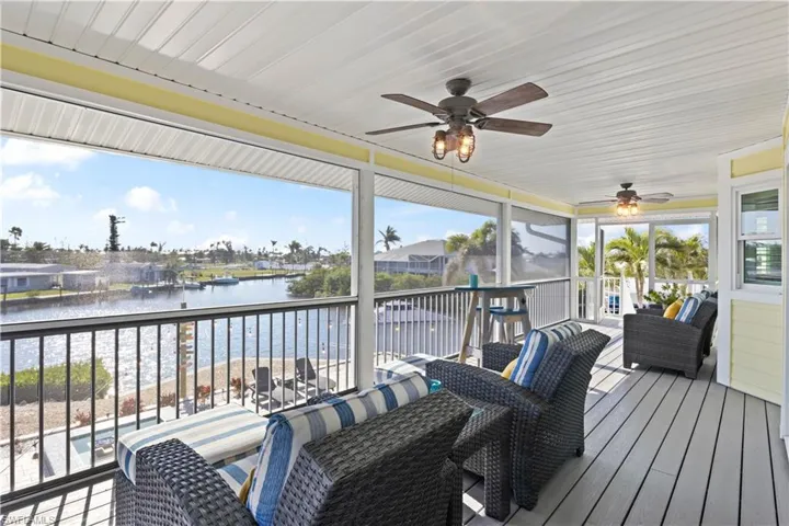 Relax on the balcony overlooking the wide waterways.