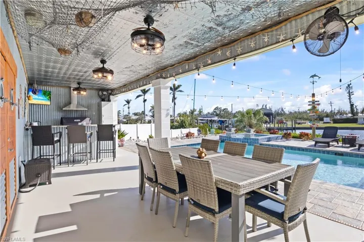 The sundeck and paved lanai create the ultimate space for outdoor living.