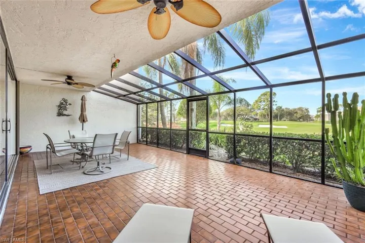 Oversized Screened Lanai, Brick Tile