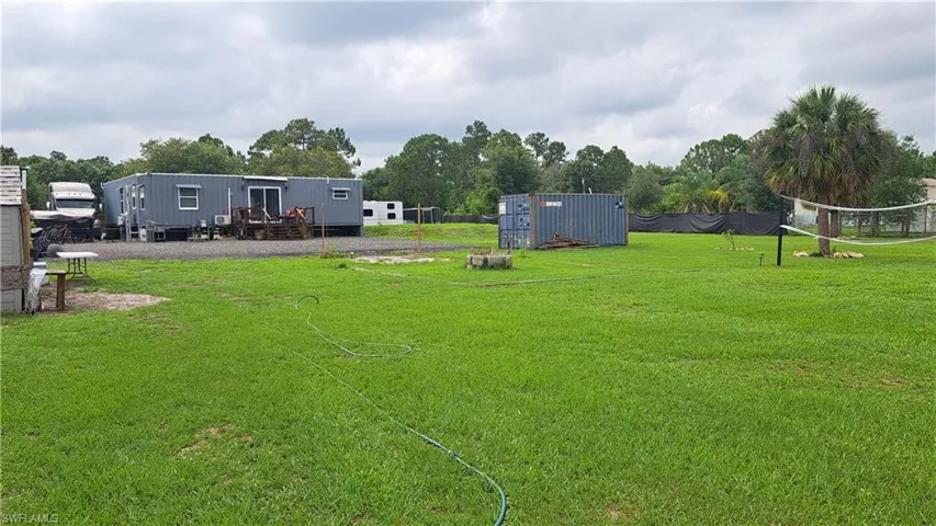 View of green lawn