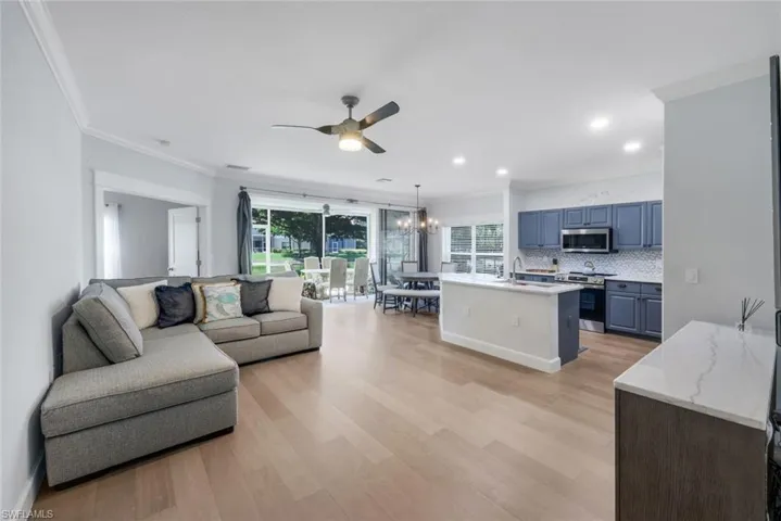 Open concept floor plan.