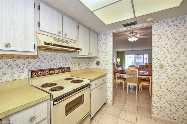 Kitchen looking to dining area