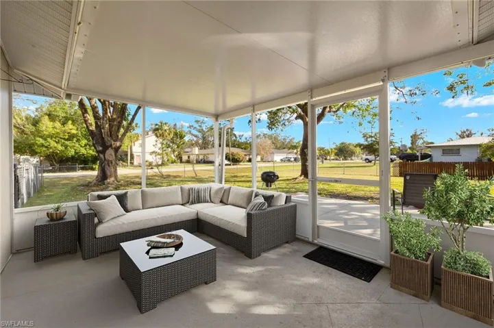 Virtually Staged - View of sunroom / solarium