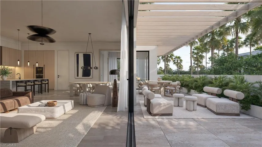 Terrace with Gas Grill Rendering
