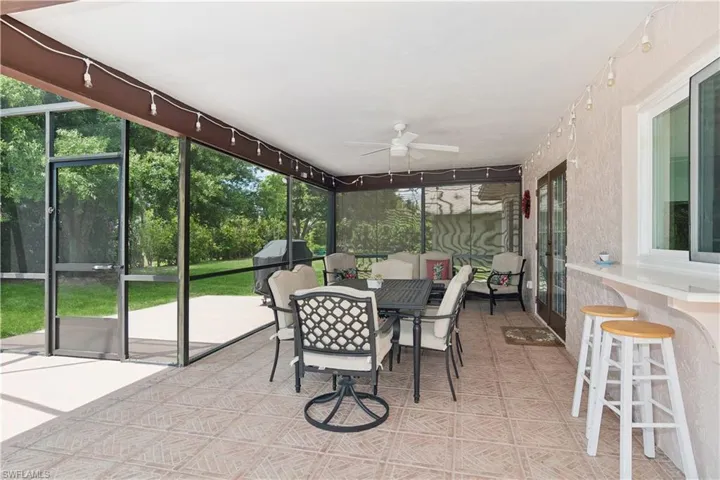 Lanai Entertaining Area