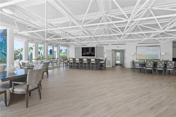 Club room for parties and other events.