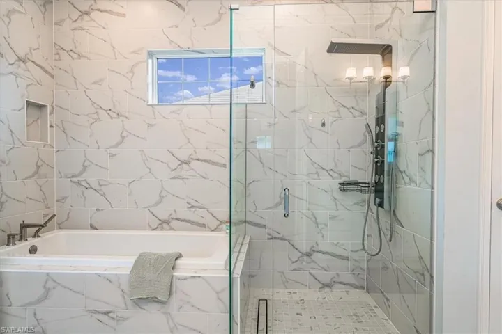 Master Suite Custom Shower & Tub