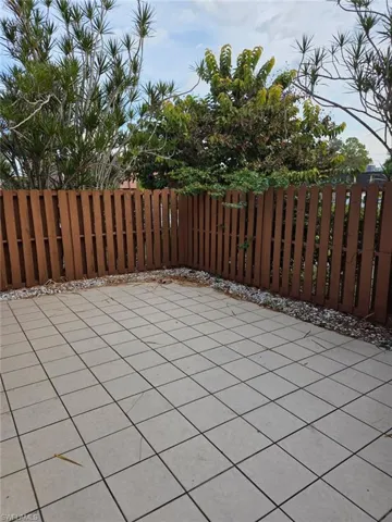 View of patio