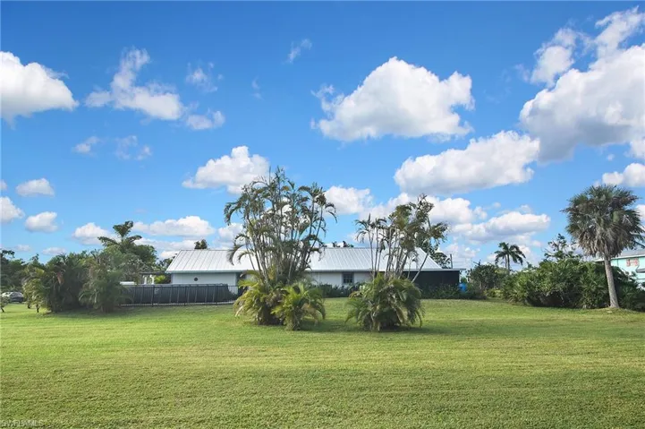 View of green lawn