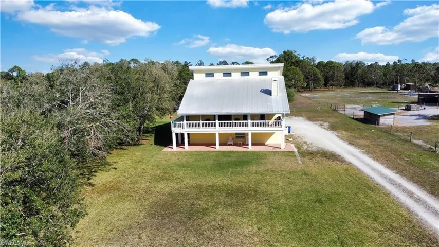 View from above of property