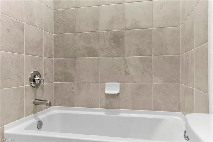Full bath with bathing tub / shower combination