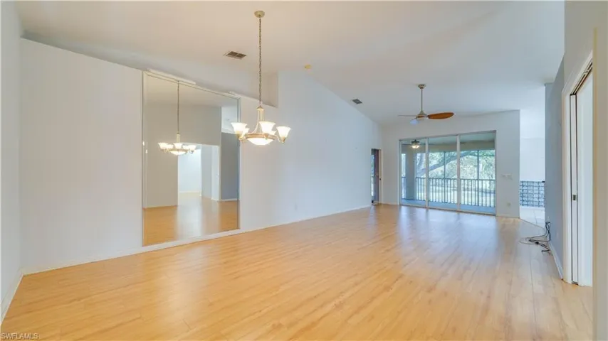Great Room with vaulted ceiling